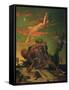 Ariel and Caliban, 1837-David Scott-Framed Stretched Canvas