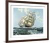 'Ariel' and 'Taeping'-Montague Dawson-Framed Premium Giclee Print