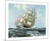 'Ariel' and 'Taeping'-Montague Dawson-Mounted Premium Giclee Print