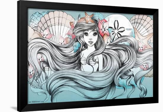 Ariel - Land Or Sea-null-Framed Poster