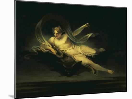 Ariel on a Bat's Back-Henry Singleton-Mounted Giclee Print