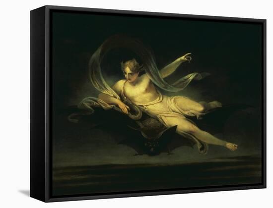 Ariel on a Bat's Back-Henry Singleton-Framed Stretched Canvas