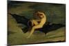 Ariel - "On the Bat's Wing Do I Fly.", C. 1826-Joseph Severn-Mounted Giclee Print
