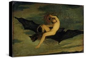 Ariel - "On the Bat's Wing Do I Fly.", C. 1826-Joseph Severn-Stretched Canvas