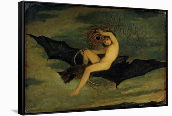 Ariel - "On the Bat's Wing Do I Fly.", C. 1826-Joseph Severn-Framed Stretched Canvas