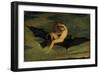 Ariel - "On the Bat's Wing Do I Fly.", C. 1826-Joseph Severn-Framed Giclee Print