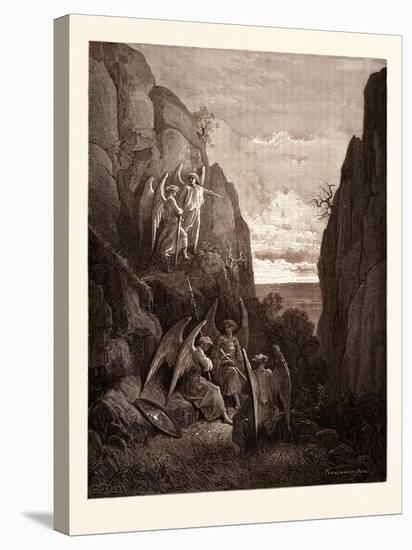 Ariel's Charge to Gabriel-Gustave Dore-Stretched Canvas