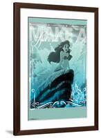 Ariel - Splash-null-Framed Poster