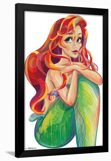 ARIEL - STYLIZED-null-Framed Poster