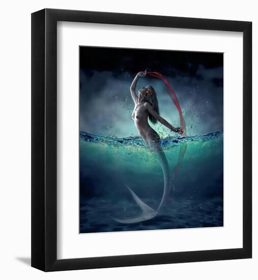 Ariel-null-Framed Art Print