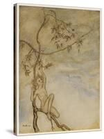 Ariel-Arthur Rackham-Stretched Canvas