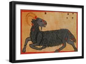 Aries Constellation, Zodiac Sign-Science Source-Framed Giclee Print