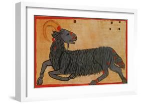 Aries Constellation, Zodiac Sign-Science Source-Framed Giclee Print