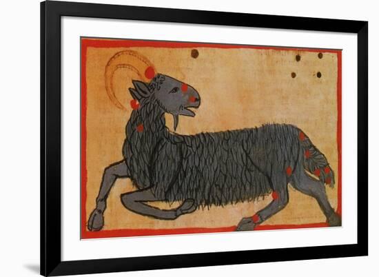 Aries Constellation, Zodiac Sign-Science Source-Framed Giclee Print
