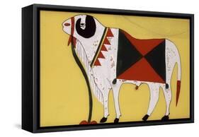 Aries "Decorated" for the Sacrifice of the Tabaski-null-Framed Stretched Canvas