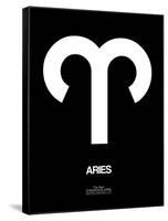 Aries Zodiac Sign White-NaxArt-Framed Stretched Canvas