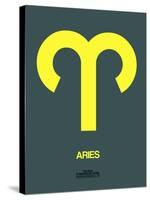 Aries Zodiac Sign Yellow-NaxArt-Stretched Canvas