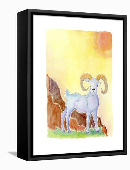 Aries-Jennifer Zsolt-Framed Stretched Canvas