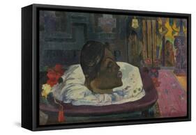 Arii Matamoe (The Royal End), 1892-Paul Gauguin-Framed Stretched Canvas