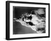 Arikara Indian Wearing Bear Skin Edward Curtis Photograph-Lantern Press-Framed Art Print