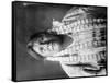 Arikara Woman Indian Native American Curtis Photograph-Lantern Press-Framed Stretched Canvas