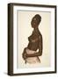 Arima Bossonou. Femme Kanembou (N'guigmi), from Dessins Et Peintures D'afrique, Executes Au Cours D-Alexander Yakovlev-Framed Giclee Print