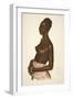 Arima Bossonou. Femme Kanembou (N'guigmi), from Dessins Et Peintures D'afrique, Executes Au Cours D-Alexander Yakovlev-Framed Giclee Print