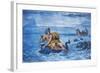 Arion and Dolphin-null-Framed Giclee Print