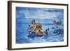 Arion and Dolphin-null-Framed Giclee Print