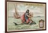 Arion and the Dolphin-European School-Framed Giclee Print
