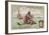 Arion and the Dolphin-European School-Framed Giclee Print