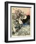 Arion of Methymna Leaping into the Sea-Arthur Rackham-Framed Art Print