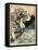 Arion of Methymna Leaping into the Sea-Arthur Rackham-Framed Stretched Canvas