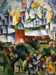 Landscape with the Trinity-Sergius-Monastery, 1920-Aristarkh Lentulov-Framed Giclee Print