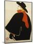 Aristide Bruant Dans Son Cabaret, 1893-Henri de Toulouse-Lautrec-Mounted Giclee Print