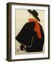 Aristide Bruant Dans Son Cabaret, 1893-Henri de Toulouse-Lautrec-Framed Giclee Print