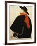 Aristide Bruant Dans Son Cabaret, 1893-Henri de Toulouse-Lautrec-Framed Giclee Print