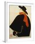 Aristide Bruant Dans Son Cabaret, 1893-Henri de Toulouse-Lautrec-Framed Giclee Print