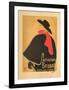 Aristide Bruant dans son cabaret I-Henri de Toulouse-Lautrec-Framed Collectable Print