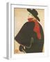 Aristide Bruant dans son cabaret-Henri de Toulouse-Lautrec-Framed Giclee Print