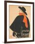 Aristide Bruant in His Cabaret, 1893-Henri de Toulouse-Lautrec-Framed Giclee Print