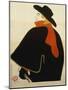 Aristide Bruant in His Cabaret, 1893-Henri de Toulouse-Lautrec-Mounted Giclee Print