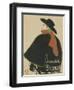 Aristide Bruant, in His Cabaret, 1893-Henri de Toulouse-Lautrec-Framed Giclee Print