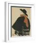 Aristide Bruant, in His Cabaret, 1893-Henri de Toulouse-Lautrec-Framed Giclee Print