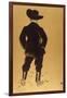 Aristide Bruant in Mirliton, 1893-Henri de Toulouse-Lautrec-Framed Giclee Print