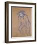 Aristide Bruant on a Bicycle, 1896-Henri de Toulouse-Lautrec-Framed Giclee Print
