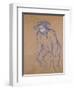 Aristide Bruant on a Bicycle, 1896-Henri de Toulouse-Lautrec-Framed Giclee Print