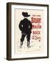 Aristide Bruant Sings at the Mirliton Paris Every Evening, and the Beer is Only 13 Sous-Henri de Toulouse-Lautrec-Framed Art Print