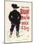 Aristide Bruant Sings at the Mirliton Paris Every Evening, and the Beer is Only 13 Sous-Henri de Toulouse-Lautrec-Mounted Art Print