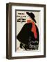 Aristide Bruant-Henri de Toulouse-Lautrec-Framed Premium Giclee Print